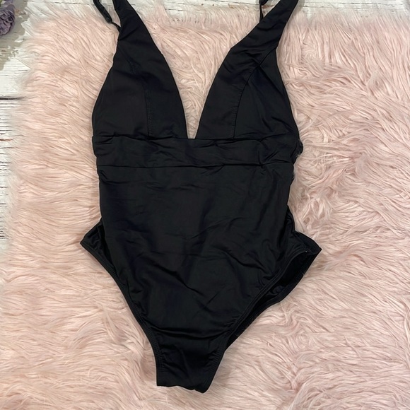 NWT Andie Swim The Sardinia One Piece Swimsuit Black - Picture 5 of 9